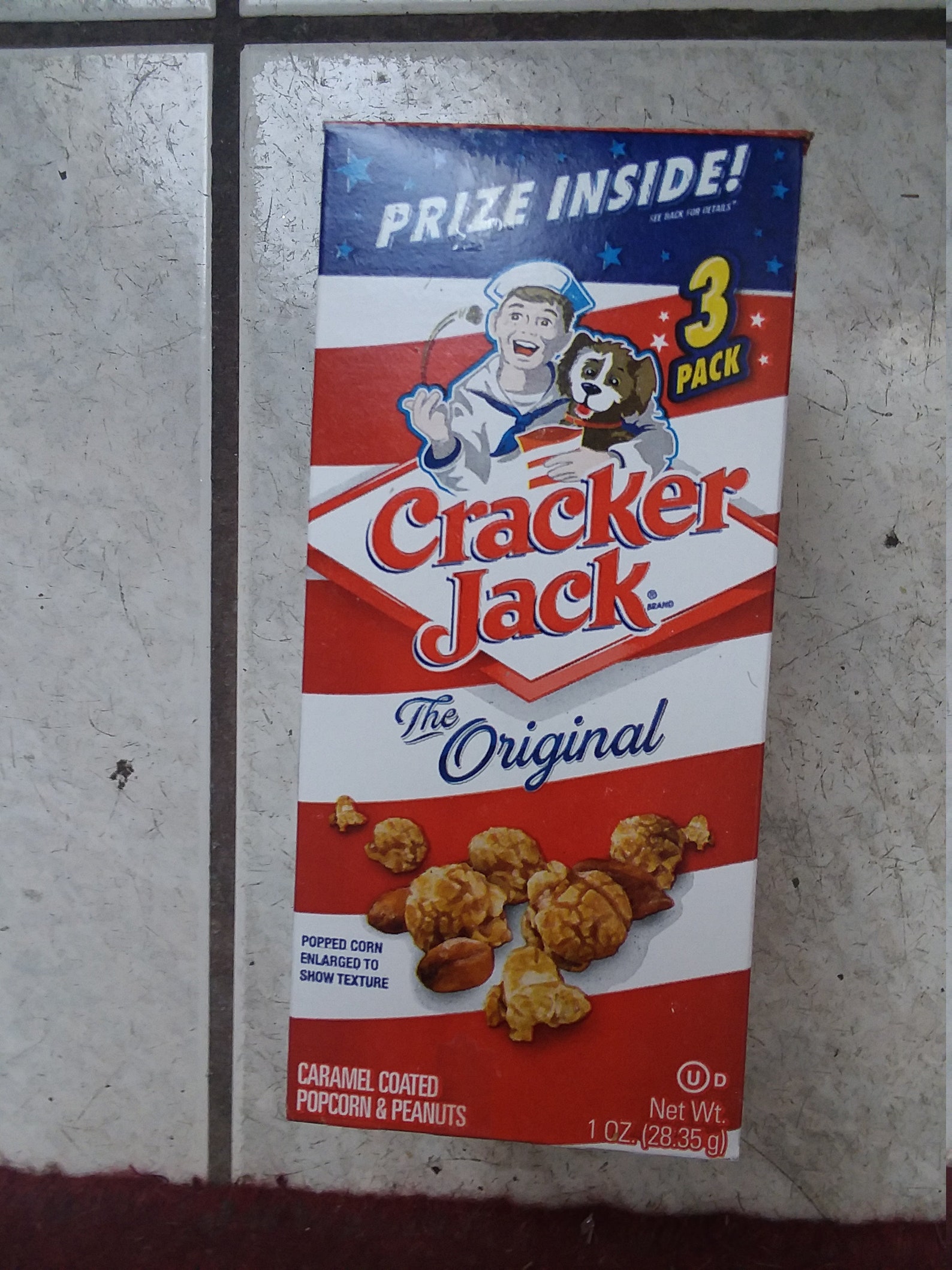 1 Cracker Jack The Original 3 Pack Caramel Coated Popcorn & Etsy