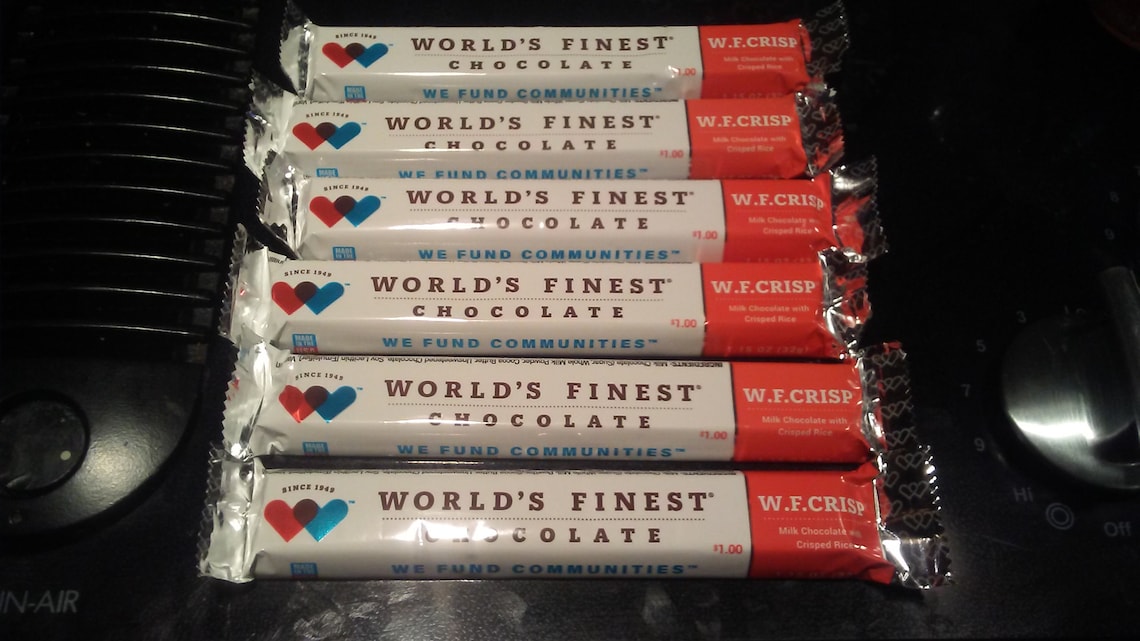6 W F Crisp World's Finest Chocolate W F Crisp 1.3 Oz Etsy