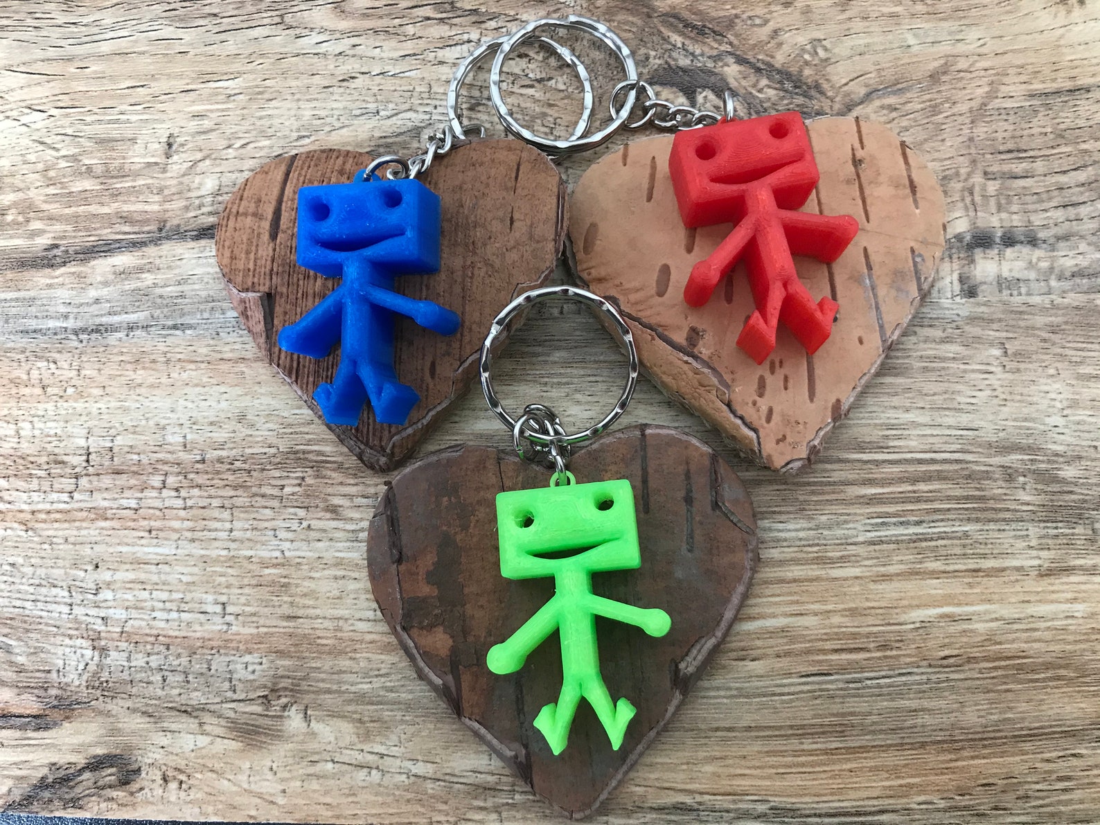 Bertie Block Keyring Novelty Keyring Characters X3 Etsy