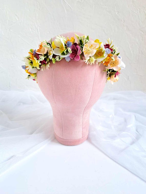 Meadow Flower Headpiece Wild Flowers Flower Girl Crown
