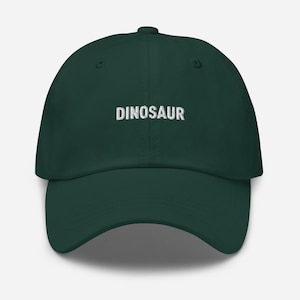 Dinosaur Dad Hat Embroidered Minimal – Cute Prehistoric Style Costume for Dino Lovers & Jurassic Vibes