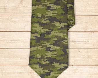 Tie for men, Kids Ties, Boys Ties, Necktie for man, Fashion Necktie for men, Novelty Conversational Neckwear Tie ( Camouflage Pattern )