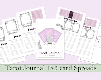 Daily Tarot Journal | Printable | Book of Shadows Insert