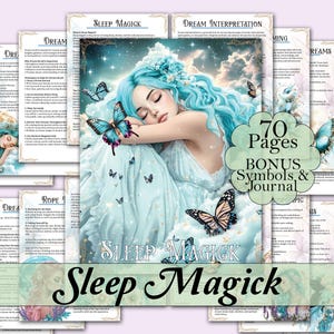 Traum Magie Bündel | Luzides Träumen, Astralprojektion, Traumwandeln, Schattenarbeit, Traumarbeit, Tarot ausgelegt, & Mehr! - Druckbare Seiten