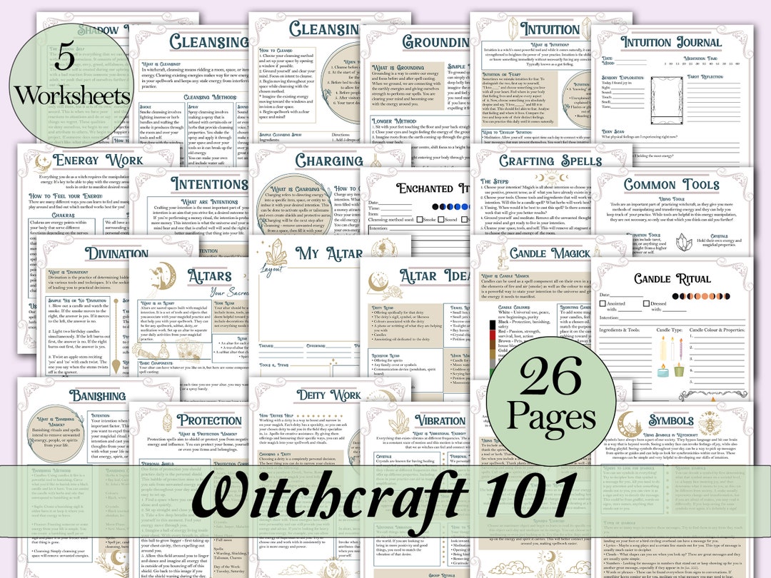 Witchcraft 101 A Guide to Cleansing, Banishing, Spell Work, and More ...