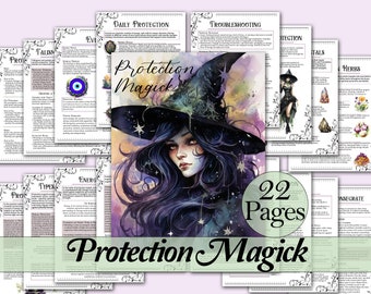 Beschermingsmagie | Persoonlijke en thuisafscherming, reiniging, afscherming en meer! - Afdrukbare pagina's