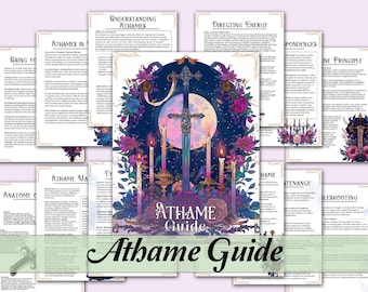 Athame Guide | How to Work With Ceremonial Daggers for Spells and Rituals - Printable Pages