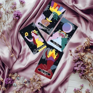 78 Stück Tarotkarten Set Mit Guide Booklet – Mini-Größe 6x10,5 Cm, Tragbar, Für Wahrsagerei & Spiele