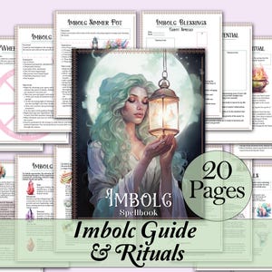 Imbolc Sabbat Guide & Ritual Bundle | Schriftkorrespondenzen, Zaubersprüche, Tarot und mehr! - Druckbare Seiten