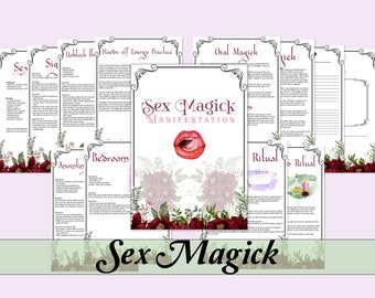 Sex Magic Manifestation Bundle | Spells, Rituals, Sigils and More! - Printable Pages