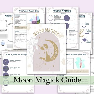 Moon Magick Guide Bundle Moon Phases Spells Rituals And Etsy Moon Magick Guide Bundle Moon Phases Spells Rituals And Etsy