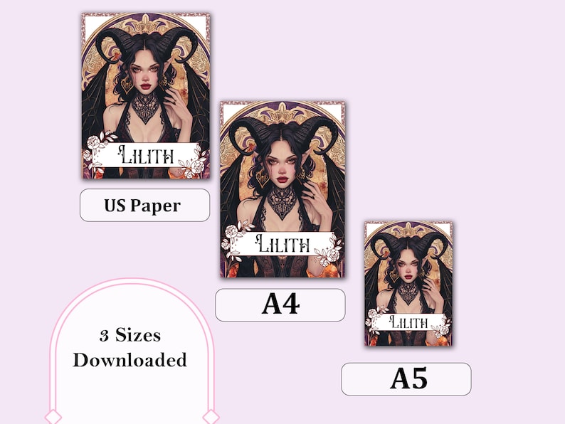Lilith Book of Shadows Bundle | Spells, Rituals, Tarot Spreads, Correspondences, Self Empowerment, Magick Oil, and more! - Printable Pages image 5