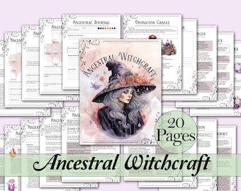 Ancestral Witchcraft Bundle | Guide, Healing Rituals, Tarot, and more! - Printable Pages