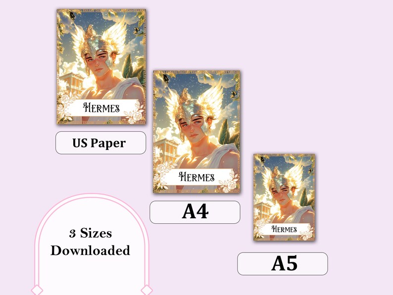 3 sizes: A4, A5, US Paper