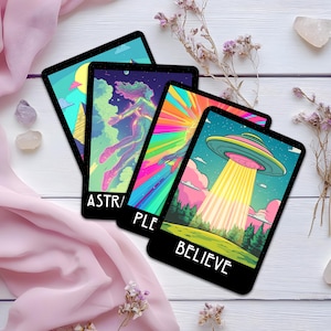 RESTOCKED! Contact Oracle Deck with Full Colour Guidebook & Box | Journal Prompts and Starseed Activations - Alien Close Encounters Deck