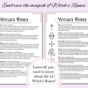Witches Runes | Guide, Cheat Sheet, Spreads, How to Create, Consecrate ...