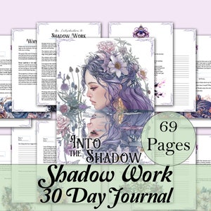 30 Day Shadow Work Journal Program | Into the Shadow - 69 Printable Pages