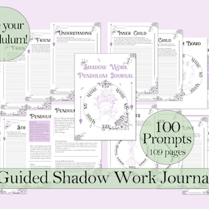 Schaduwwerkslinger dagboek en gids | 109 pagina's met 100 prompts: afdrukbare pagina's