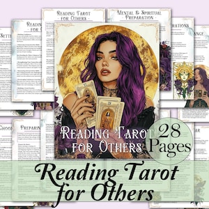 Como Ler Tarot para Outros | Guia + Planilha, Ética, Intenções, Espíritos, Precificação, Protegendo Sua Energia e Mais! - Páginas para Imprimir