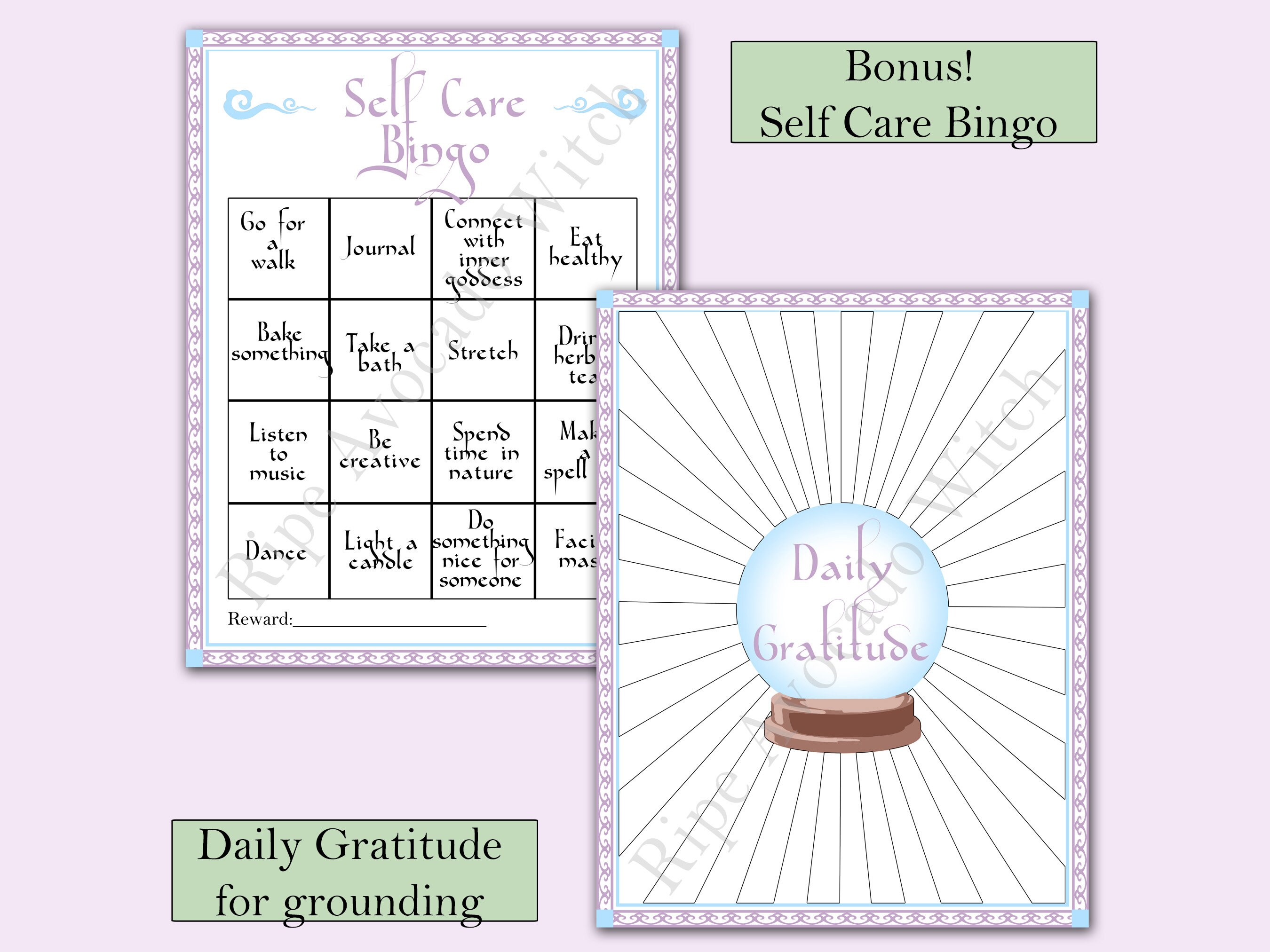 Habit and Wellness Trackers Printable Pages Trackers for - Etsy