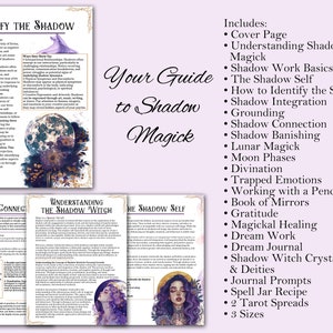 Shadow Topics Shadow Witch Bundle | Guide to Shadow Work in Witchcraft, Spells ...