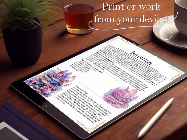 Intuition Guide and Worksheet | Learn How to Develop and Work With Your ...