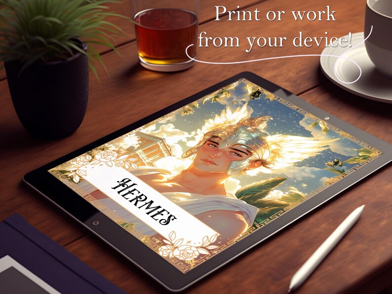print the PDF or work digitally from your device