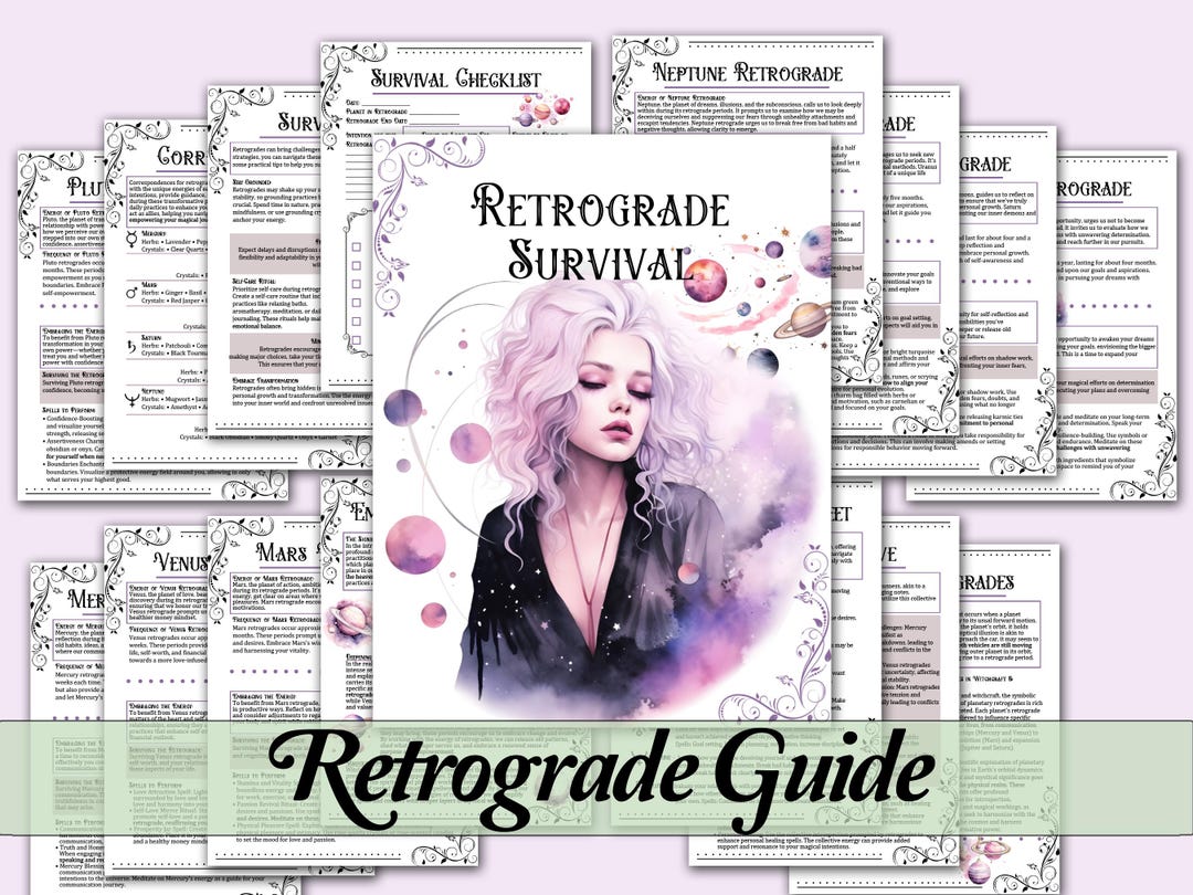 Survival Guide Pages Example Retrograde Survival Guide | Survival Tips, Correspondences, and More ...