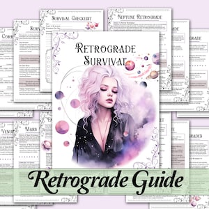 Retrograde Survival Guide | Survival Tips, Correspondences, and More! - Printable Pages