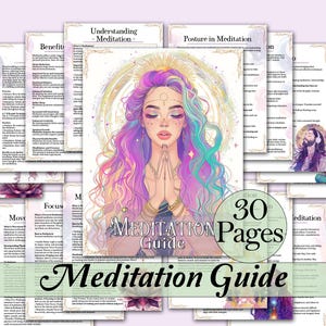 Meditatiegids | Stijlen, ademhalingstechnieken, mindfulness, chakra's, dagboekaanwijzingen, TM, meditatiescripts en meer! - Afdrukbare pagina's