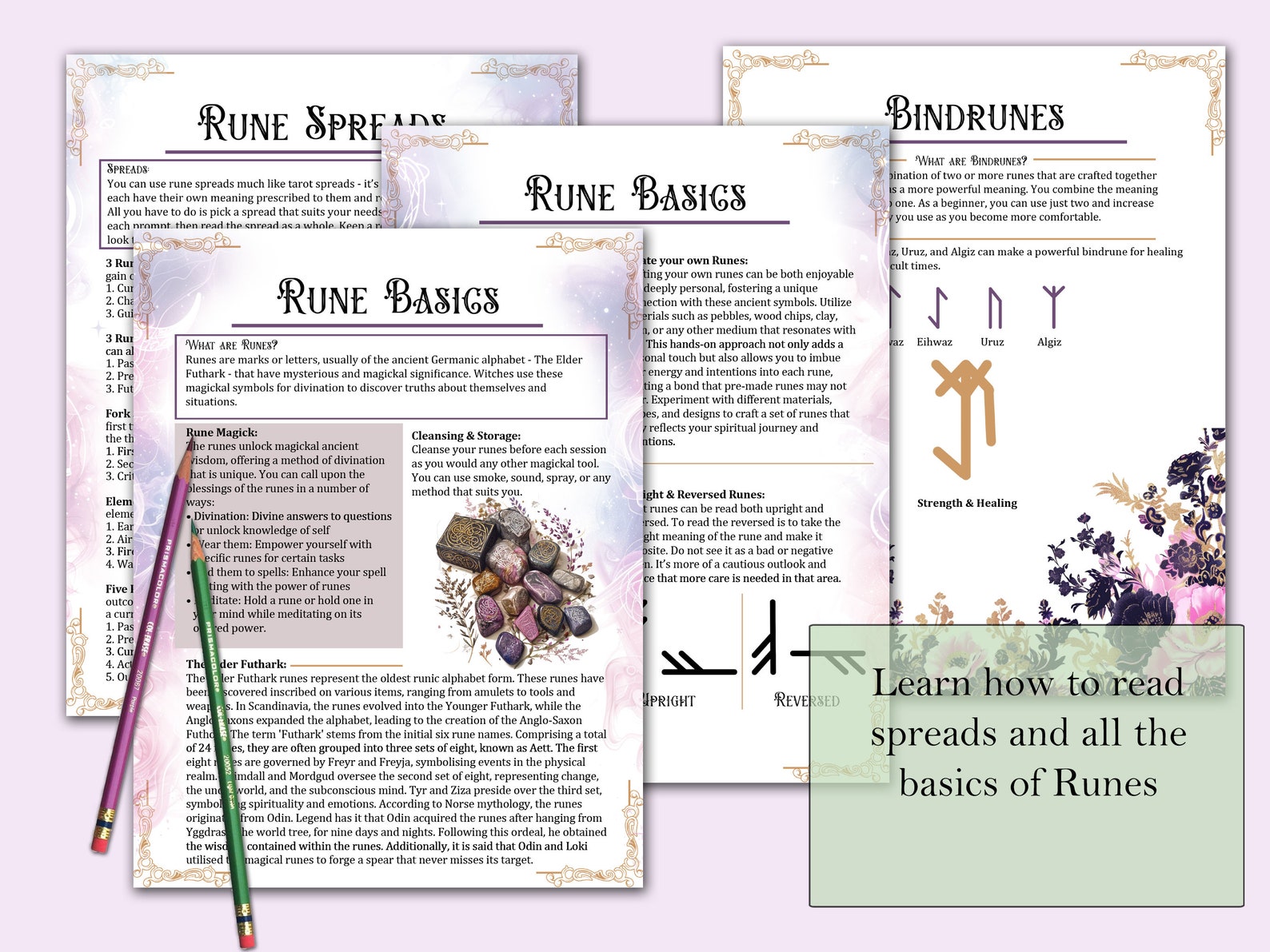 Bind Rune List Rune Guide | Meanings, Bind Runes, Spreads, Reading Guide, Dictionary ...