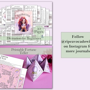 Jogo de adivinhação/pega-piolho para imprimir - Bruxa Vintage | Método de adivinhação nostálgico com instruções - Imprimível imagem 6