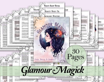 ¡Paquete Glamour Magick Book of Shadows / Rituales, Correspondencias, Guía y más! - Páginas imprimibles