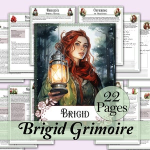 Brigid Buch der Schatten Bündel | Rituale, Tarotkarten, Schriftkorrespondenzen und mehr! - Druckbare Seiten