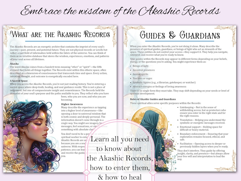 Learn all you need
to know about 
the Akashic Records,
how to enter them,
& how to heal