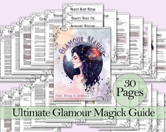 Glamour Magick Book of Shadows Bundle | Rituals, Correspondences, Guide, and More! - Printable Pages