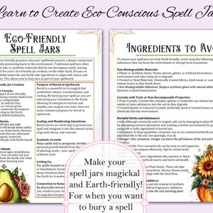 Make your 
spell jars magickal 
and Earth-friendly!
For when you want
to bury a spell
