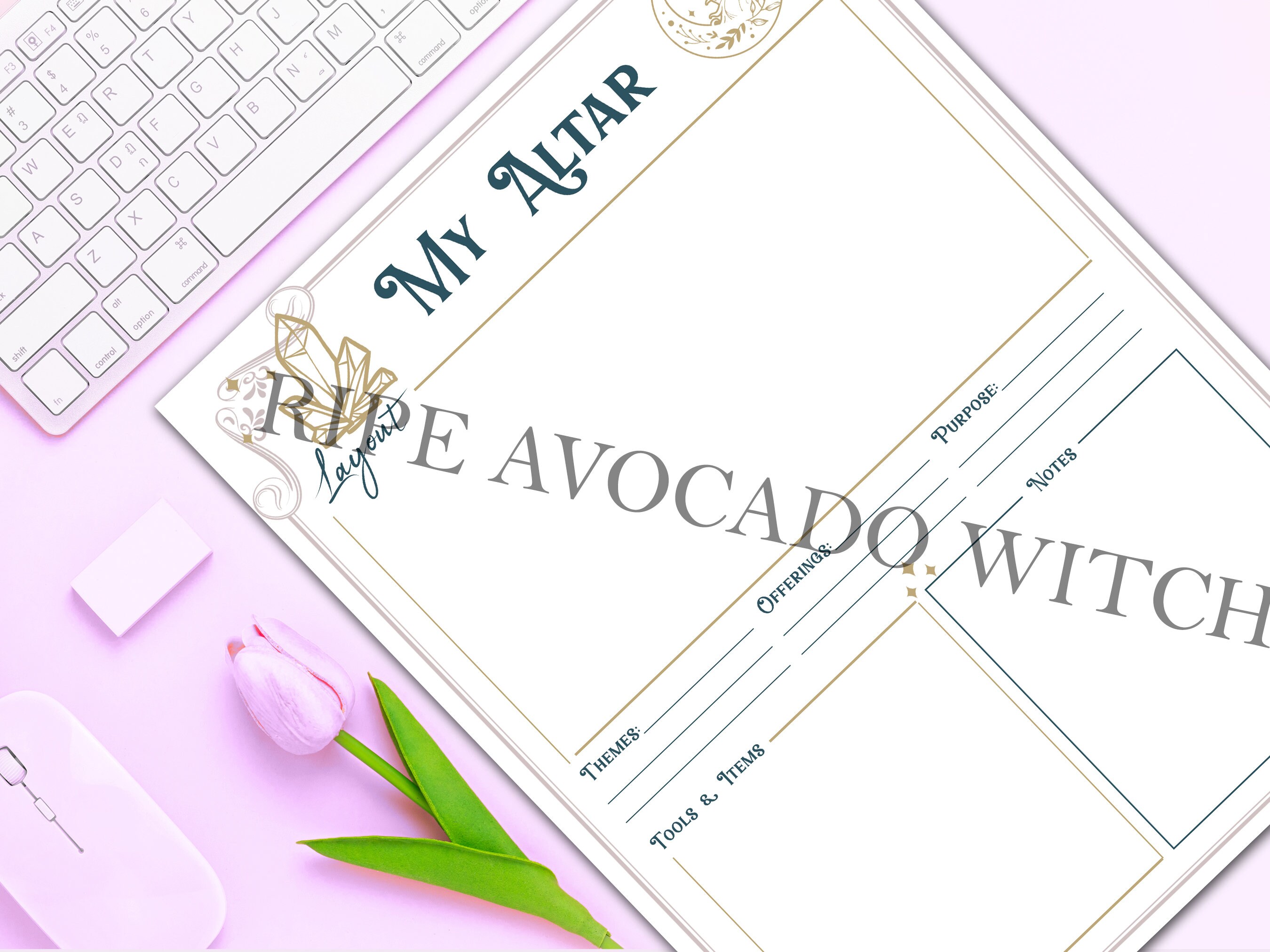 Altars Guide &amp; Worksheet Printable Pages - Etsy