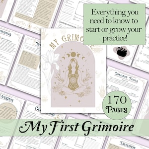 My First Grimoire | Complete Digital Book of Shadows - Printable Pages