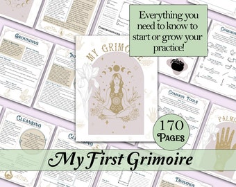 My First Grimoire | Complete Digital Book of Shadows - Printable Pages