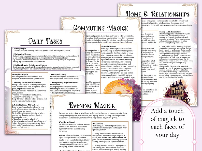 Mundane Rituals Mundane Magick | Everyday Witchcraft, Morning Routines, Easy Spells ...