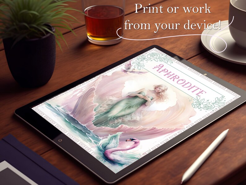 Aphrodite Book of Shadows Bundle | Rituals, Tarot Spreads, Correspondences, and more! - Printable Pages image 8