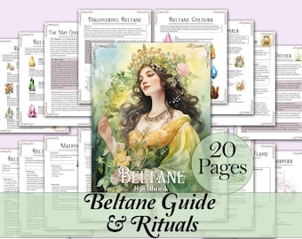 Guía y rituales del Sabbat de Beltane: correspondencias, hechizos, tarot y mucho más - Páginas imprimibles