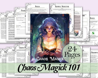 Chaos Magick 101 | Guide, Sigils, Servitors, Spirits, and More! - Printable Pages