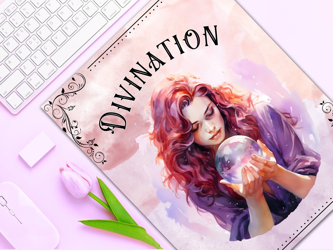 Divination Bundle Book of Shadows Pages Tarot Scrying - Etsy