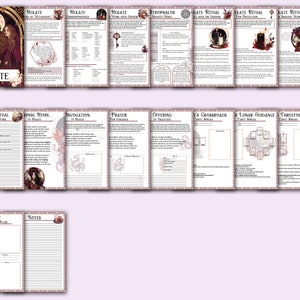May include: A printable PDF guide to Hekate, the Greek goddess of magic, witchcraft, crossroads, and the moon. The guide includes a ritual, hymns, invocations, prayers, offerings, tarot spreads, and more.