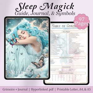 Traum Magie Bündel | 97 Verlinkte Seiten | Luzides Träumen, Astralprojektion, Traumwandeln, Schattenarbeit, Traumarbeit, Tarot-Spreads & Mehr