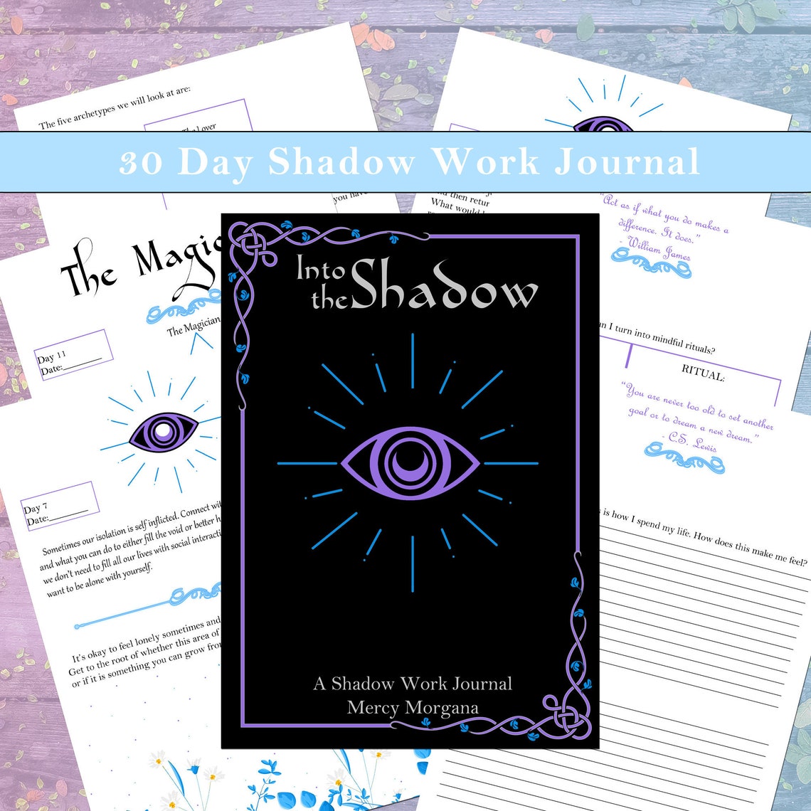 Into the Shadow Printable 30 Day Shadow Work Journal Program Etsy