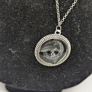 Rabbit on the Moon Seal Pendant
