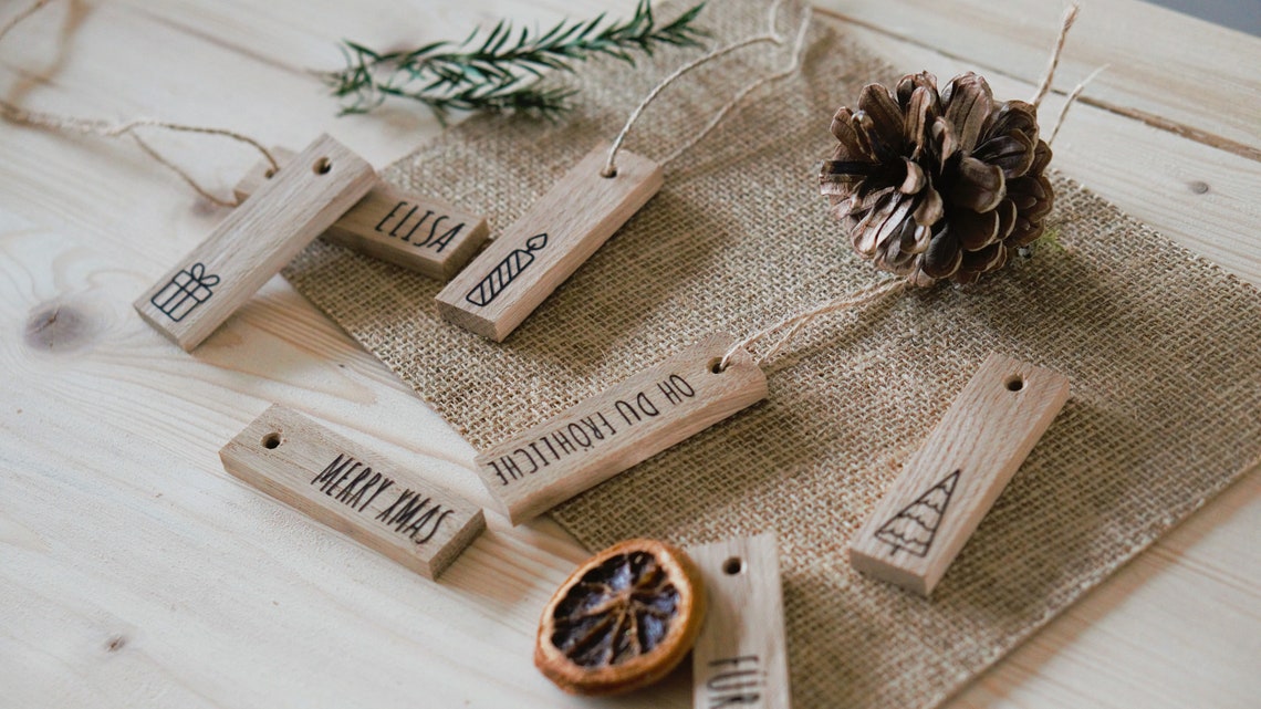 Anhänger Holz Holzanhänger Geschenkanhänger Weihnachten Etsy.de